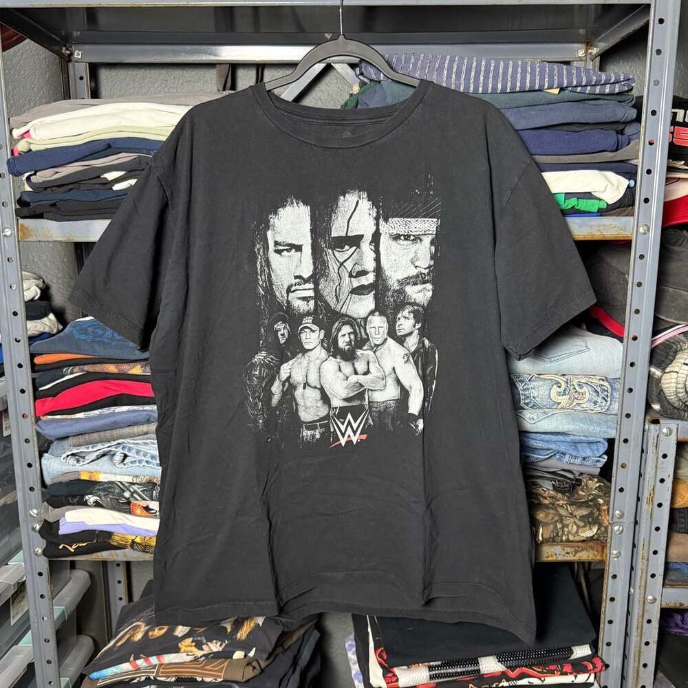 WWE Superstars Graphic T-Shirt Black XXL